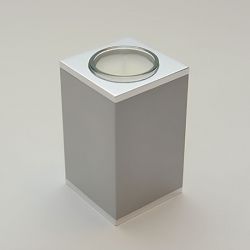 Waxinelichthouder metalen mini urn modern Quardo, 100mm 2569}