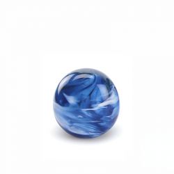 Mini urn glas marble blue E03BMB}