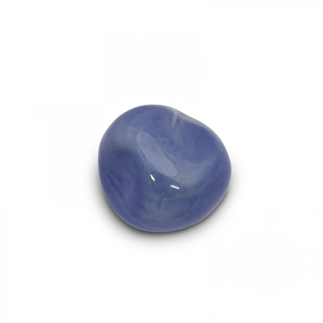 Knuffelkei mini urn in blauw KK008