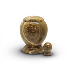 Marmeren mini urn bruin SU6221DK