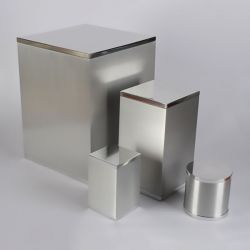 Urn Moderno Aluminium 150x150x200 groot 1403