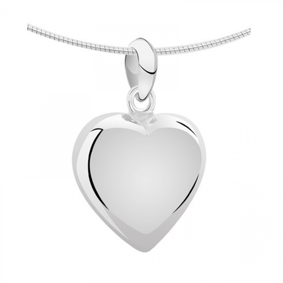Zilveren hart ashanger 1260Z middel