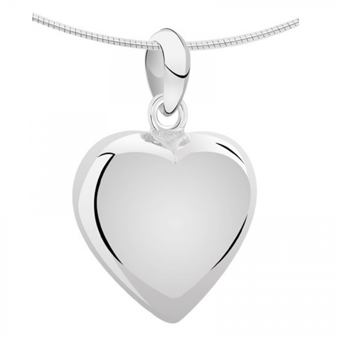 Zilveren hart ashanger 1280Z XL