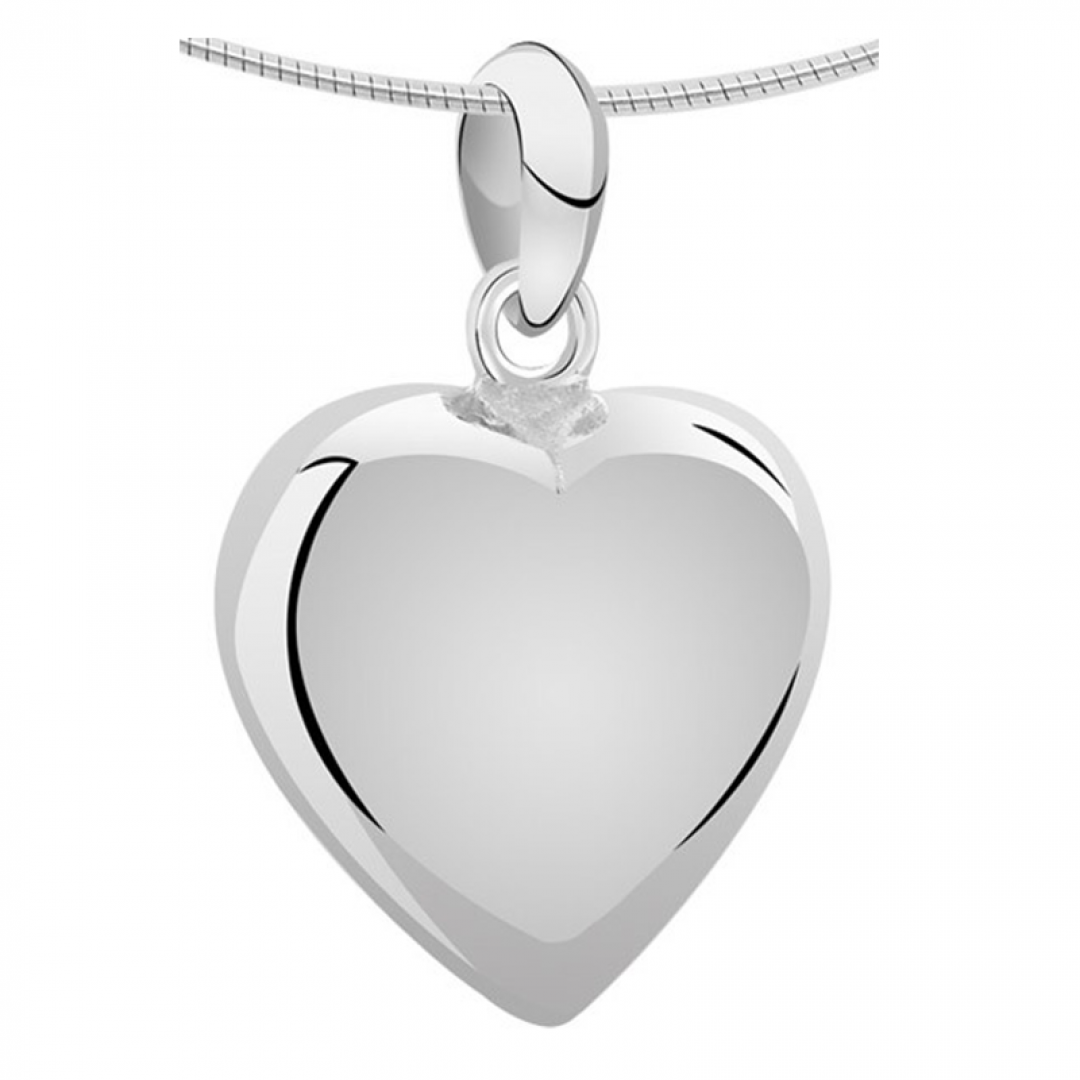 Zilveren hart ashanger 1290Z XXL