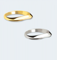 Gouden ring 600 R}