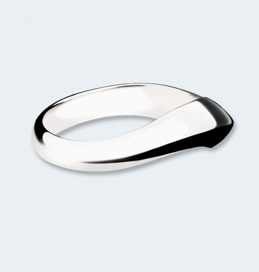Zilveren ring golf 542 ZR