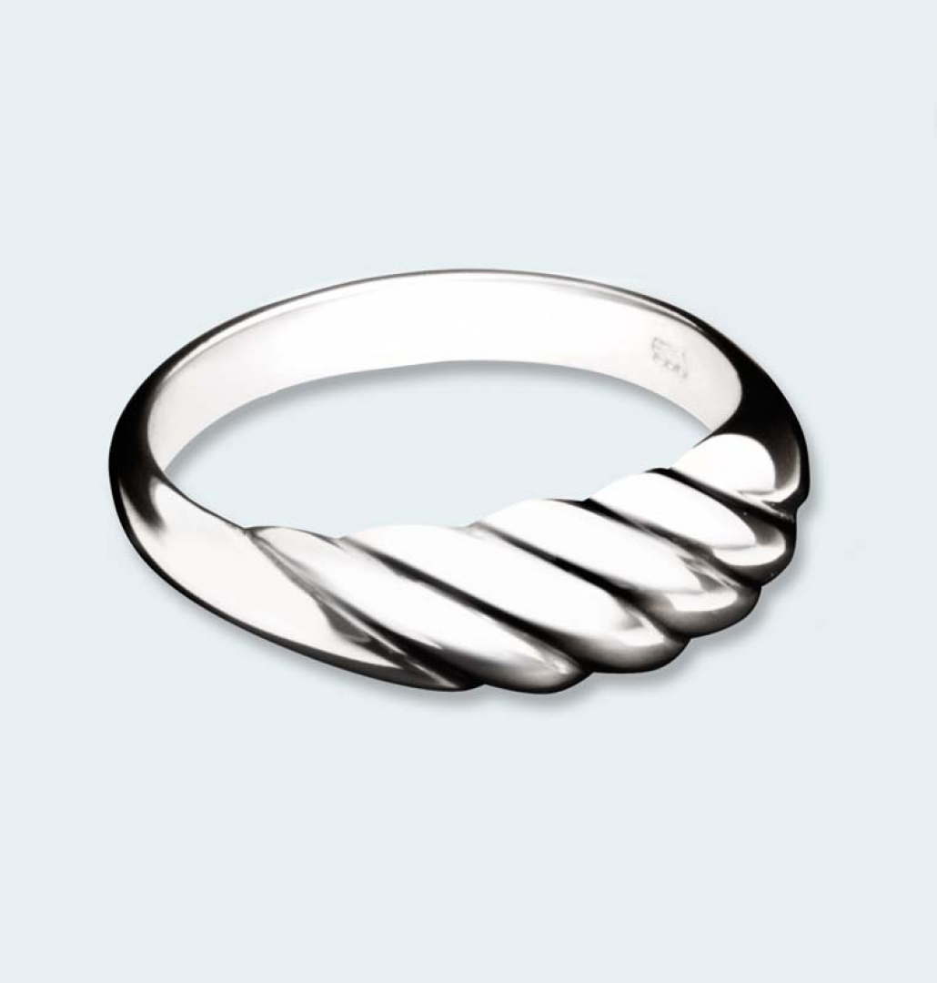 Zilveren ring koord 545 ZR