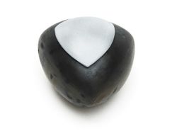 Mini urn keramiek zwart/grijs 3H/TN.G}