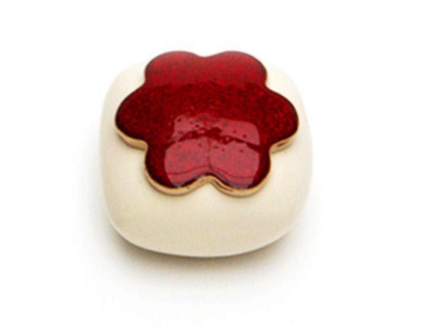 Koesterurn mini urn keramiek KUv/bloem.rood