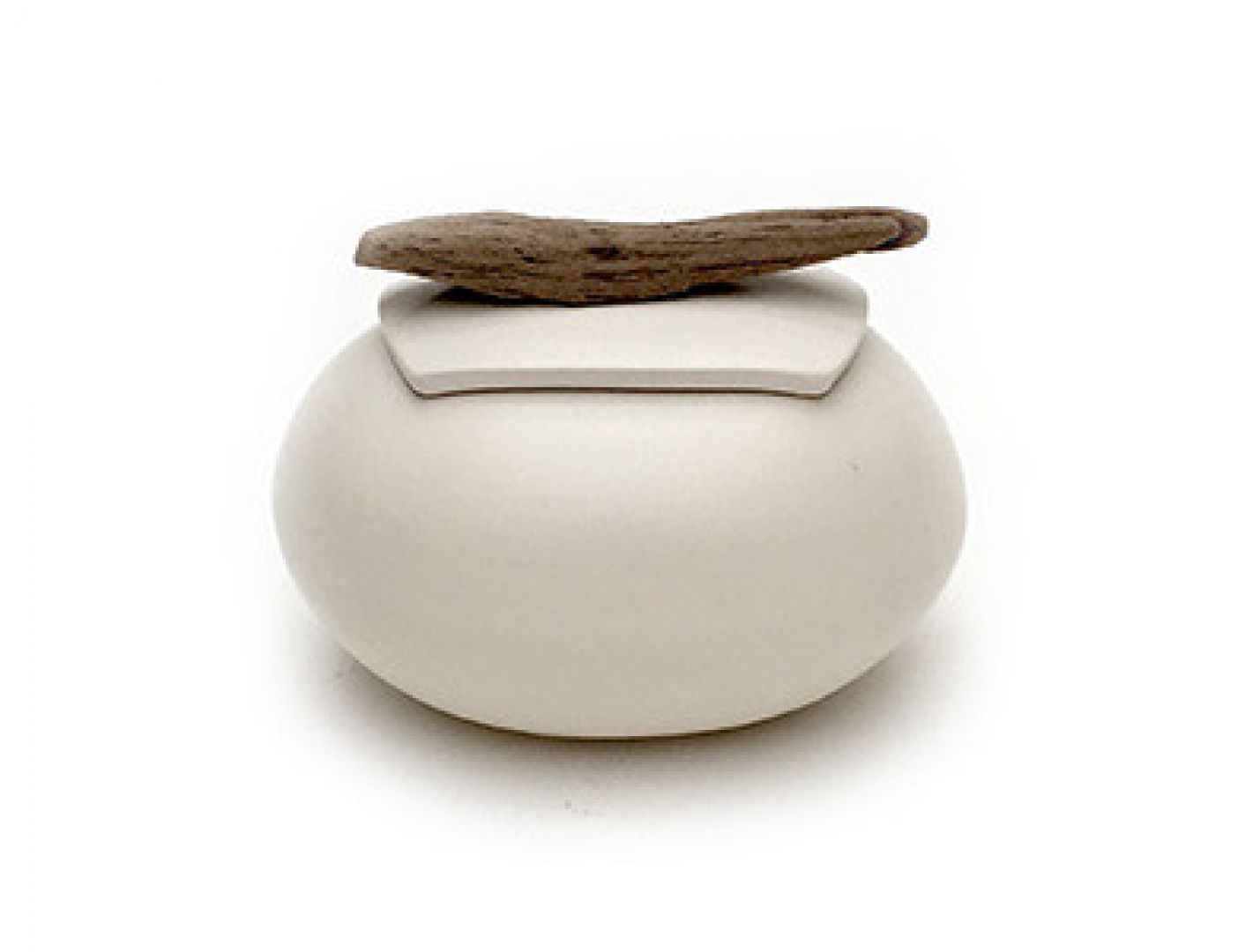 Mini urn keramiek wit mOV/TSW