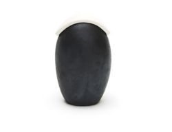 Mini urn keramiek zwart O/TN}