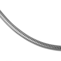 Slangen collier met karabijnslot 3,0 mm 10SL300.45}