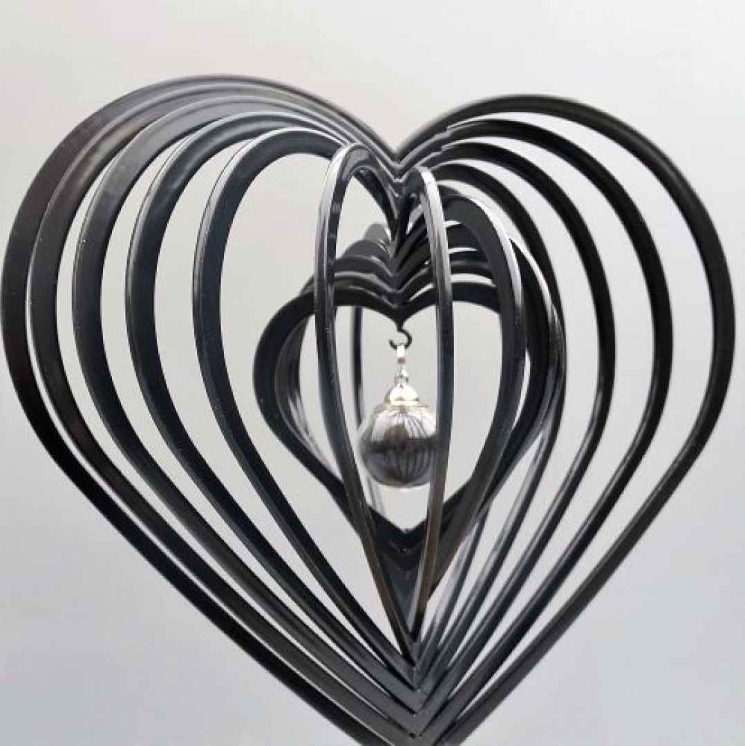 3D urn hart met hanger 717har00