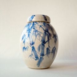 Bamboo urn}