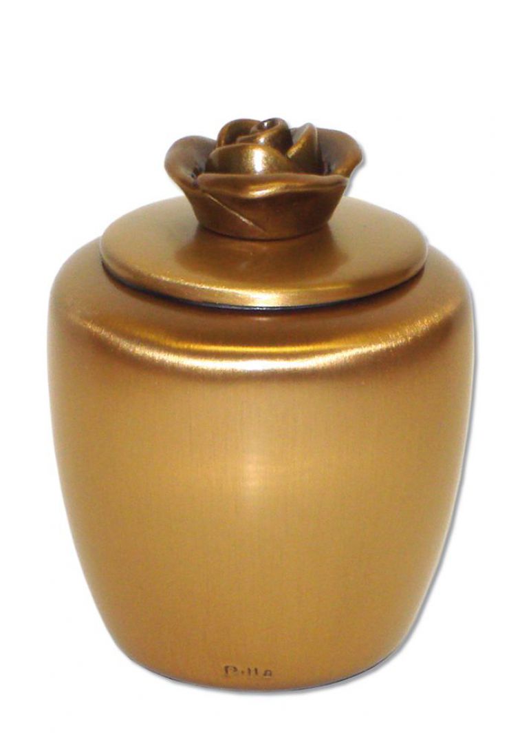 Mini urn mat brons P401ROOSBRM