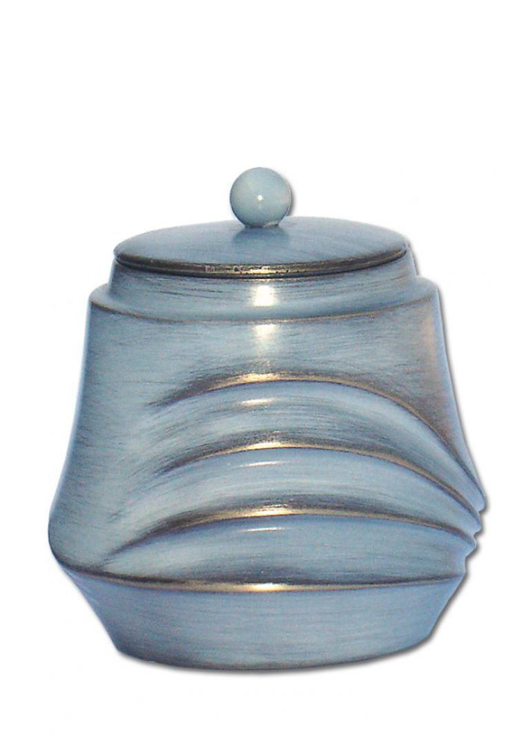 Mini urn antiek blauw grijs P605GRBL
