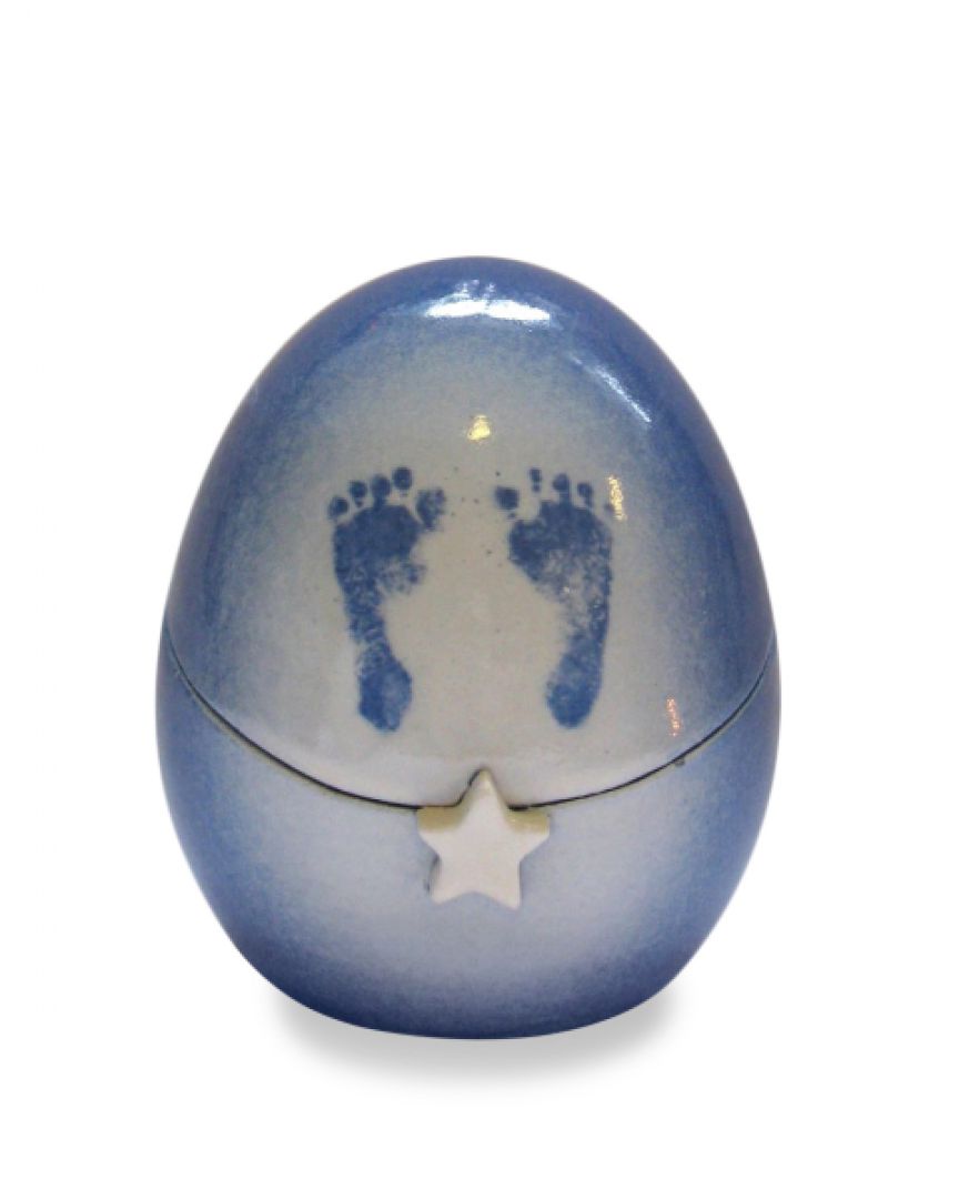 Keramiek baby urn met voetafdrukjes KLU04-7-4trans