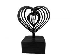 3D urn hart met hanger 717har00}